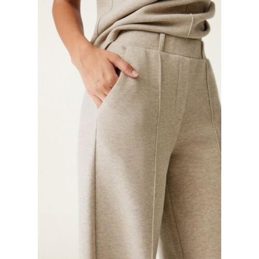OGL, FuzzLuxe High Waisted Straight Leg  Pant Beige Womens Size XS - Picture 4 of 8